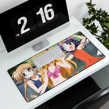 Load image into Gallery viewer, Magical Girl Lyrical Nanoha Mouse Pad (Desk Mat) With Laptop