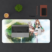 Load image into Gallery viewer, Gyakushuu no Dragon Rider Mouse Pad (Desk Mat) With Laptop