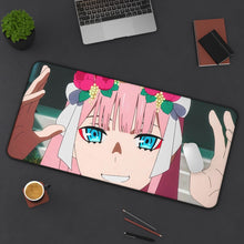 Load image into Gallery viewer, Darling in the FranXX - Zero Two Mouse Pad (Desk Mat) On Desk