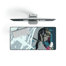 Load image into Gallery viewer, Anime School Girl Raining Mouse Pad (Desk Mat)