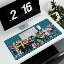 Load image into Gallery viewer, My Hero Academia Izuku Midoriya, Katsuki Bakugou, Tenya Iida, Tsuyu Asui Mouse Pad (Desk Mat) With Laptop