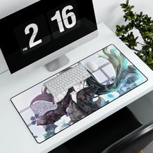 Load image into Gallery viewer, Black Rock Shooter Mouse Pad (Desk Mat) With Laptop