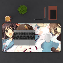 Load image into Gallery viewer, The Melancholy Of Haruhi Suzumiya Mouse Pad (Desk Mat) With Laptop
