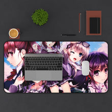 Load image into Gallery viewer, Saekano: How To Raise A Boring Girlfriend Mouse Pad (Desk Mat) With Laptop