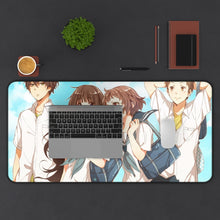 Load image into Gallery viewer, Hyuoka main members Mouse Pad (Desk Mat) With Laptop
