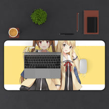 Load image into Gallery viewer, Aho Girl Mouse Pad (Desk Mat) With Laptop