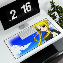Load image into Gallery viewer, Magical Girl Lyrical Nanoha Mouse Pad (Desk Mat) With Laptop