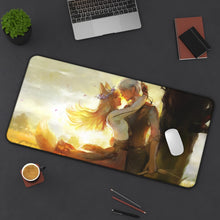 Load image into Gallery viewer, Spice And Wolf Mouse Pad (Desk Mat) On Desk
