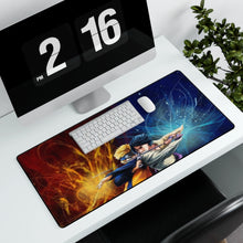 Load image into Gallery viewer, Naruto vs Sasuke Mouse Pad (Desk Mat) With Laptop