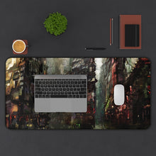 Load image into Gallery viewer, Anime City Mouse Pad (Desk Mat) With Laptop