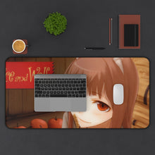 Load image into Gallery viewer, Spice And Wolf Mouse Pad (Desk Mat) With Laptop