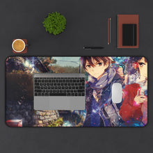 Load image into Gallery viewer, Masamune-kun's Revenge Aki Adagaki, Masamune Makabe Mouse Pad (Desk Mat) With Laptop