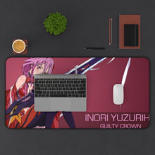 Load image into Gallery viewer, Guilty Crown Inori Yuzuriha Mouse Pad (Desk Mat) With Laptop