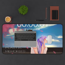 Load image into Gallery viewer, Plastic Memories Isla, Tsukasa Mizugaki Mouse Pad (Desk Mat) With Laptop