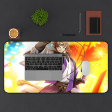 Load image into Gallery viewer, Hypnosis Mic Mouse Pad (Desk Mat) With Laptop