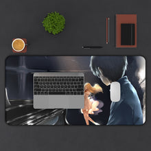 Load image into Gallery viewer, Arima and Kaori Mouse Pad (Desk Mat) With Laptop