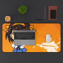Load image into Gallery viewer, The Melancholy Of Haruhi Suzumiya Mouse Pad (Desk Mat) With Laptop
