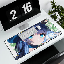 Load image into Gallery viewer, Anime Girl Mouse Pad (Desk Mat) With Laptop