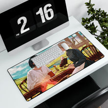 Load image into Gallery viewer, Howl's Moving Castle Mouse Pad (Desk Mat) With Laptop