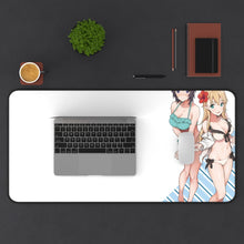 Load image into Gallery viewer, Gamers! Karen Tendou, Chiaki Hoshinomori Mouse Pad (Desk Mat) With Laptop