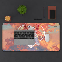 Load image into Gallery viewer, Chiyo Sakura Mouse Pad (Desk Mat) With Laptop