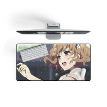 Load image into Gallery viewer, Hanasaku Iroha Mouse Pad (Desk Mat) On Desk