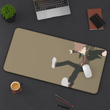 Load image into Gallery viewer, Makoto Naegi Mouse Pad (Desk Mat) On Desk