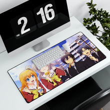 Load image into Gallery viewer, Charlotte Nao Tomori, Joujirou Takajou, Yusa Kurobane Mouse Pad (Desk Mat) With Laptop