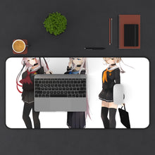 Load image into Gallery viewer, Azur Lane Belfast, Prinz Eugen Mouse Pad (Desk Mat) With Laptop