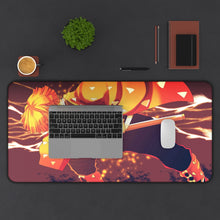 Load image into Gallery viewer, Zenitsu Agatsuma Mouse Pad (Desk Mat) With Laptop