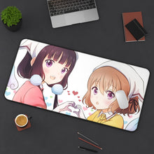 Load image into Gallery viewer, Maika Sakuranomiya, Mafuyu Hoshikawa Mouse Pad (Desk Mat) On Desk