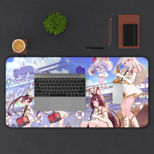 Load image into Gallery viewer, Azur Lane Enterprise, Laffey, Belfast, Prinz Eugen Mouse Pad (Desk Mat) With Laptop