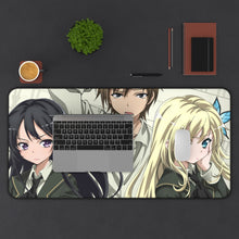 Load image into Gallery viewer, Boku Wa Tomodachi Ga Sukunai Sena Kashiwazaki, Yozora Mikazuki, Kodaka Hasegawa Mouse Pad (Desk Mat) With Laptop