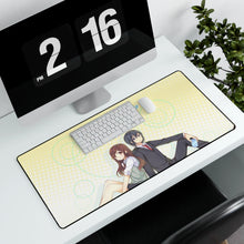 Load image into Gallery viewer, Hori-san To Miyamura-kun Mouse Pad (Desk Mat) With Laptop