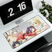 Load image into Gallery viewer, Anime Girl Mouse Pad (Desk Mat) With Laptop