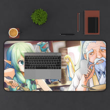 Load image into Gallery viewer, Goblin Slayer Dwarf Shaman, Goblin Slayer, High Elf Archer, Lizard Priest, Priestess Mouse Pad (Desk Mat) With Laptop