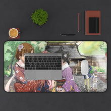 Load image into Gallery viewer, A Certain Magical Index Kamijou Touma, Index Librorum Prohibitorum, Mikoto Misaka, Kuroko Shirai Mouse Pad (Desk Mat) With Laptop
