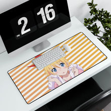 Load image into Gallery viewer, Nisekoi Chitoge Kirisaki Mouse Pad (Desk Mat) With Laptop