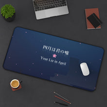 Load image into Gallery viewer, Your Lie In April Mouse Pad (Desk Mat) On Desk