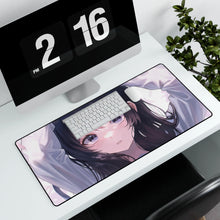Load image into Gallery viewer, Anime Girl Mouse Pad (Desk Mat) With Laptop