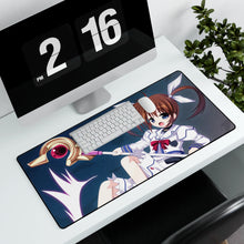Load image into Gallery viewer, Magical Girl Lyrical Nanoha Mouse Pad (Desk Mat) With Laptop