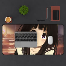 Load image into Gallery viewer, Eru Chitanda Face Mouse Pad (Desk Mat) With Laptop