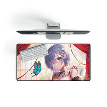 Load image into Gallery viewer, Anime, Girl, Butterfly, Rem, Re:Zero, Mouse Pad (Desk Mat)