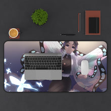 Load image into Gallery viewer, Shinobu Kochou Mouse Pad (Desk Mat) With Laptop