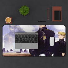 Load image into Gallery viewer, Anime FullMetal Alchemist Mouse Pad (Desk Mat) With Laptop
