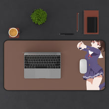 Load image into Gallery viewer, Megumi Kato Mouse Pad (Desk Mat) With Laptop