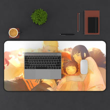 Load image into Gallery viewer, Hinata Hyuga Naruto Uzumaki Boruto Uzumaki and Himawari Uzumaki Mouse Pad (Desk Mat) With Laptop
