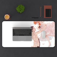 Load image into Gallery viewer, Monthly Girls' Nozaki-kun Chiyo Sakura, Umetarou Nozaki Mouse Pad (Desk Mat) With Laptop