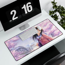 Load image into Gallery viewer, Kawaii little oujo-chan Mouse Pad (Desk Mat) With Laptop