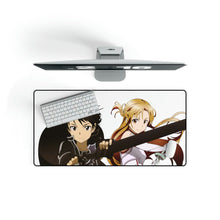 Load image into Gallery viewer, Kirito and Asuna Mouse Pad (Desk Mat)